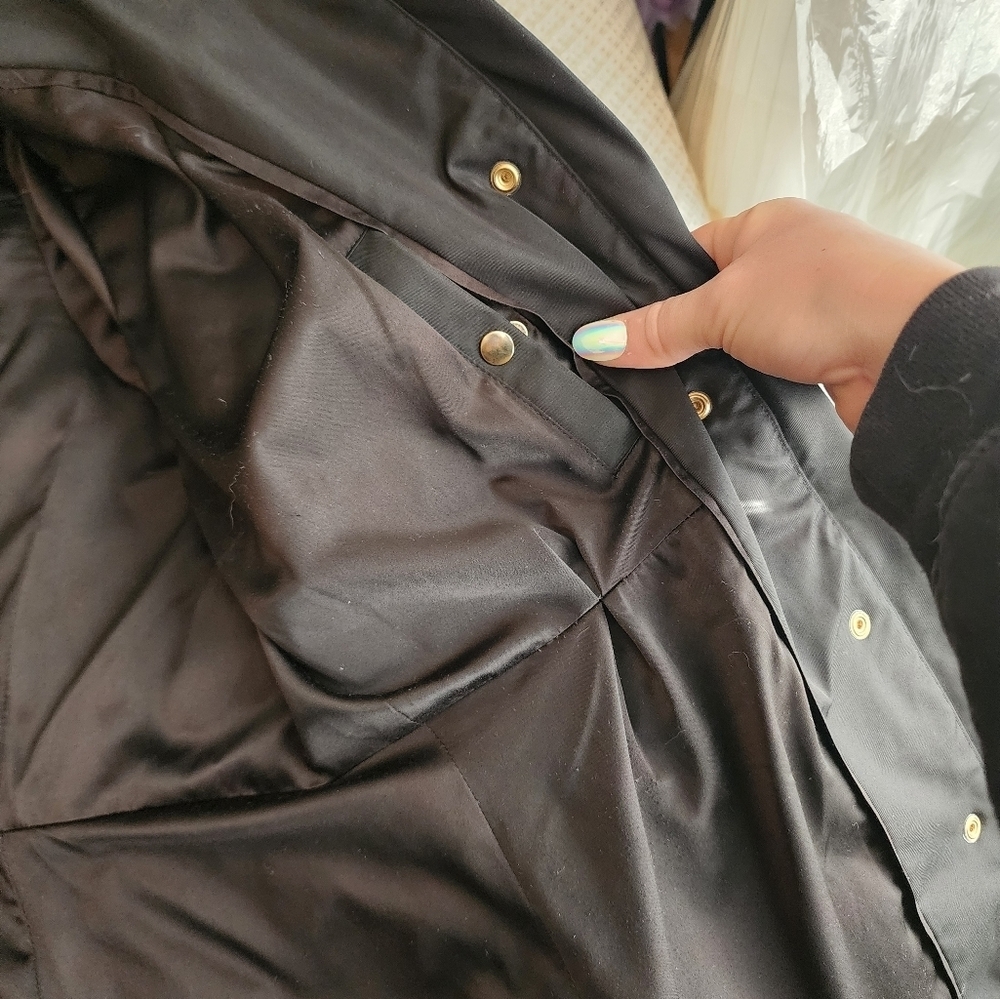 Kate Spade womens down filled black puffer coat size large - Picture 15 of 16